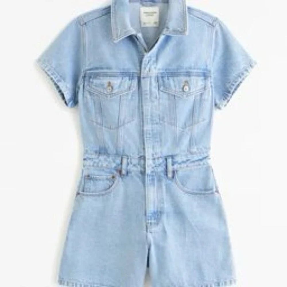 Abercrombie & Fitch Denim Romper